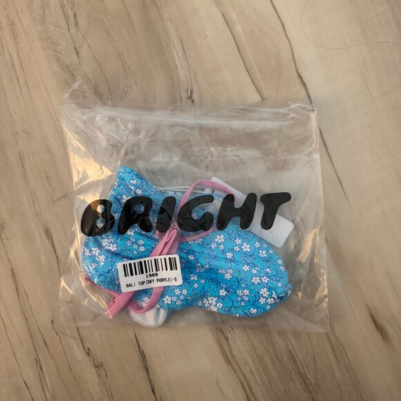 Bright Swimwear NiaTop in Paradise Blue, size small - Picture 7 of 7